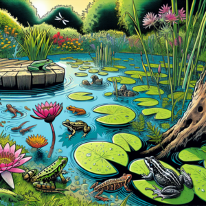 Amphibien im Gartenteich: Lebensraum schaffen und erhalten
